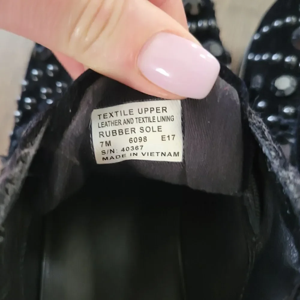 Tory Burch embellished slip on sneakers 37